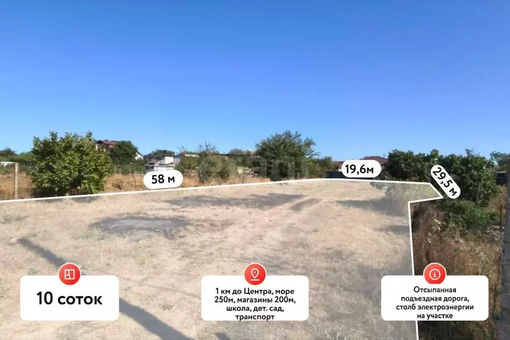 Участок в Краснодарский край, Темрюкский район, Запорожское с/пос, ... - Фото 1