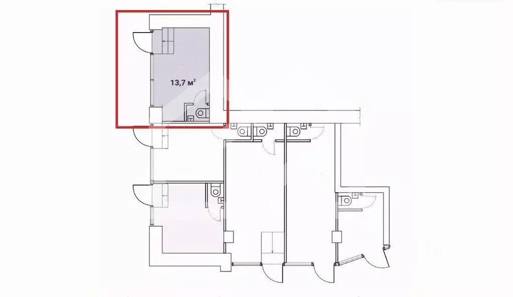 Помещение свободного назначения в Москва просп. Мира, 97 (13 м) - Фото 2