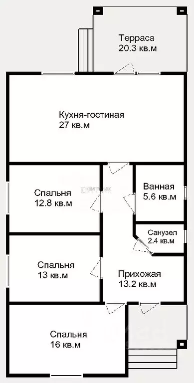 Дом в Краснодарский край, Северский район, Афипское городское ... - Фото 1