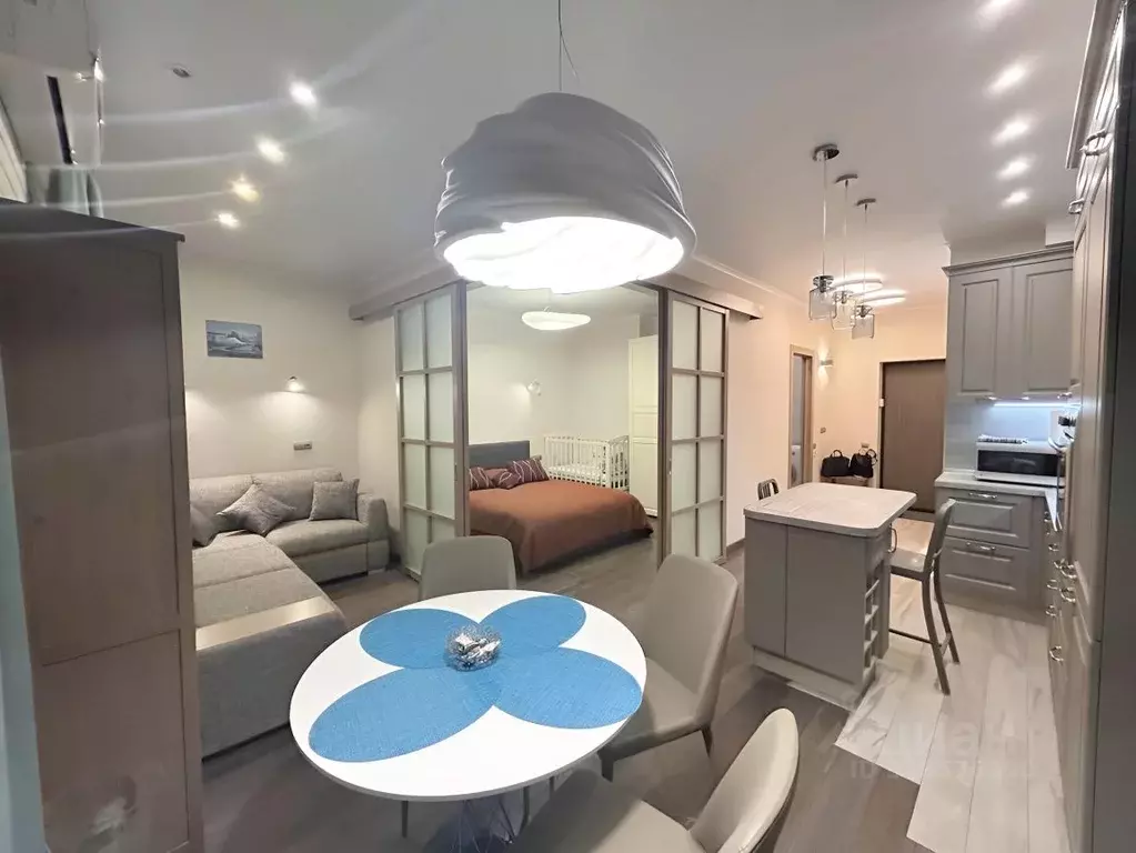 Студия Москва ул. Маршала Рыбалко, 2к9 (46.0 м) - Фото 1