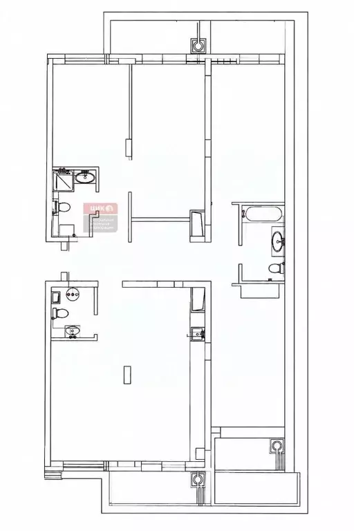3-к кв. Рязанская область, Рязань ул. Чапаева, 58 (135.0 м) - Фото 2