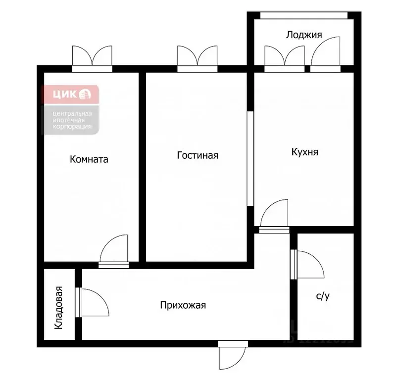 2-к кв. Рязанская область, Рязань Октябрьская ул., 65 (77.2 м) - Фото 2