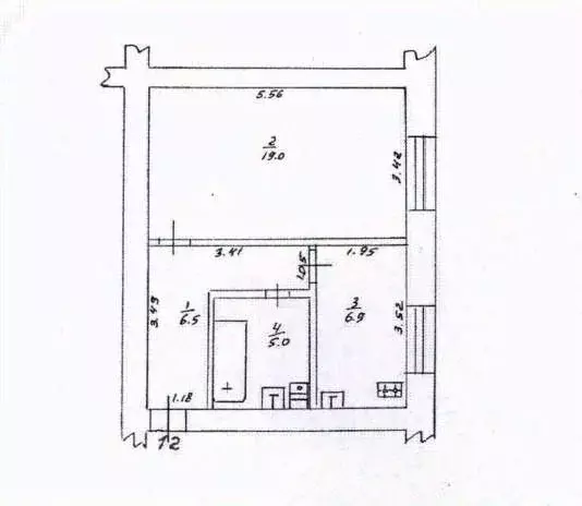 1-к кв. Свердловская область, Лесной ул. Ленина, 45 (37.4 м) - Фото 1