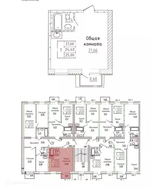 Продаётся квартира-студия, 25 м - Фото 1