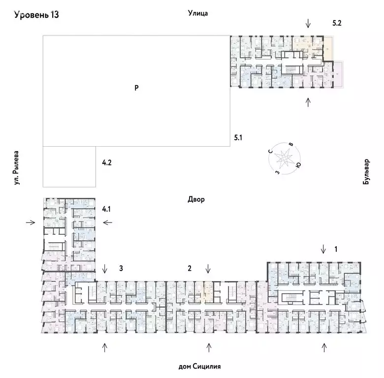 2-комнатная квартира: Тюмень, микрорайон ДОК (54.61 м) - Фото 1