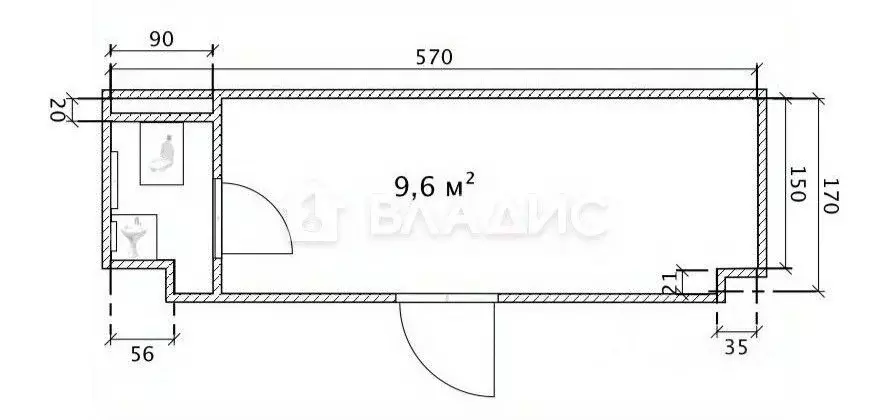 Помещение свободного назначения в Санкт-Петербург ул. Полярников, 19 ... - Фото 2