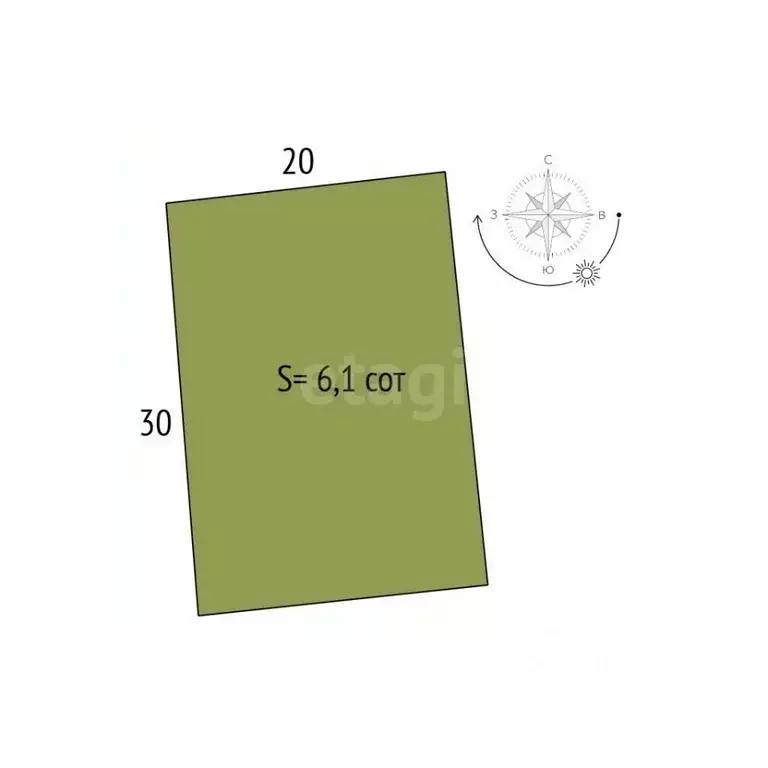 Участок в Брянская область, Брянский район, Добрунское с/пос, Полет ... - Фото 1