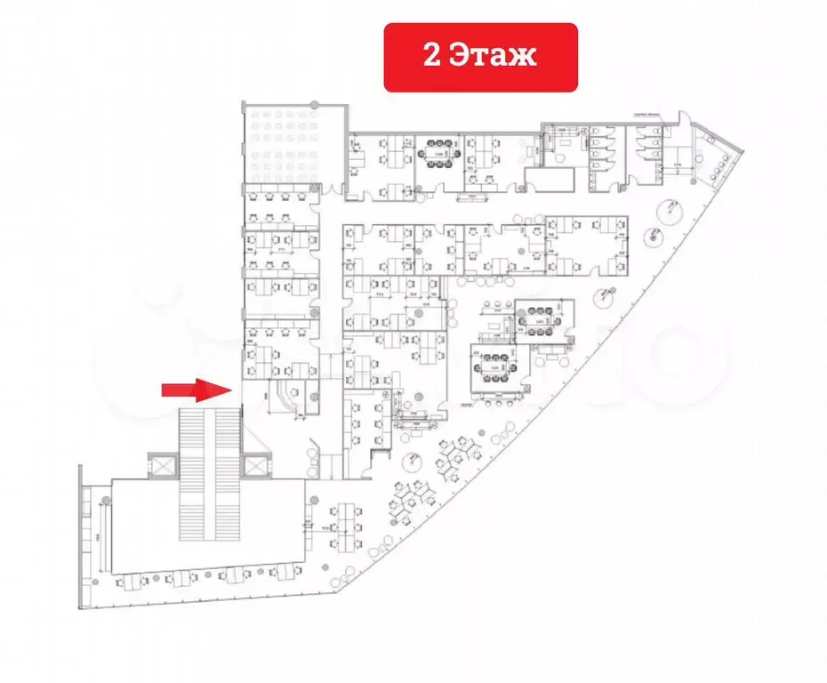 Аренда Офиса в ТЦ у метро - 1130,0 м - Фото 0