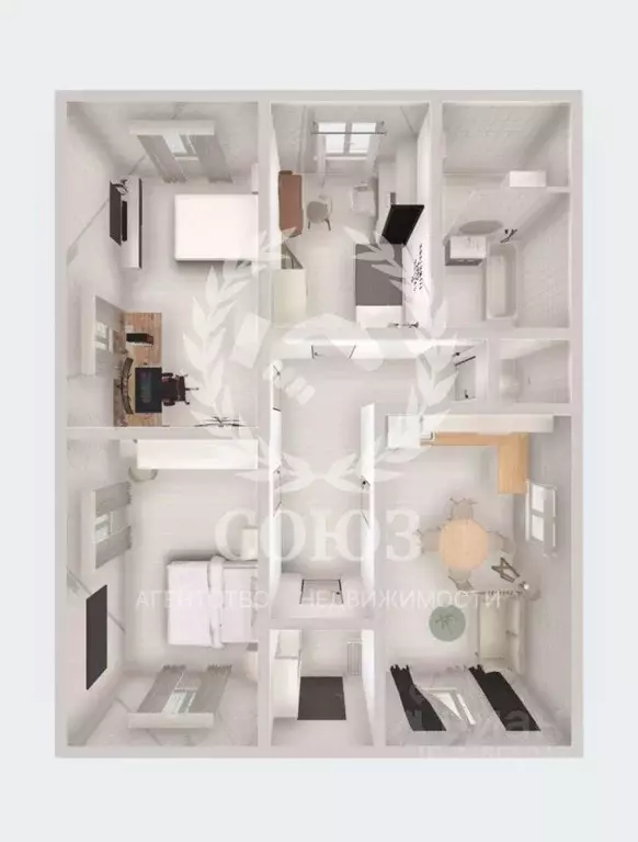 Дом в Тульская область, Заокский район, Страховское с/пос, д. Скрипово ... - Фото 2