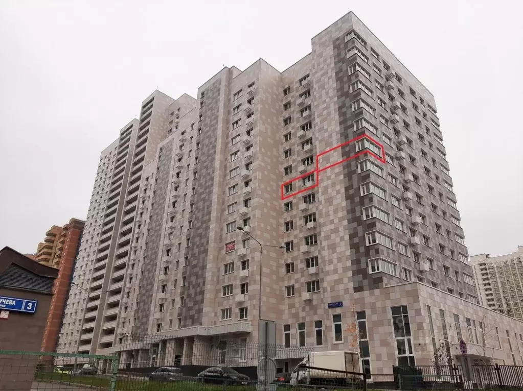 2-к кв. Москва ул. Обручева, 7 (62.3 м) - Фото 1