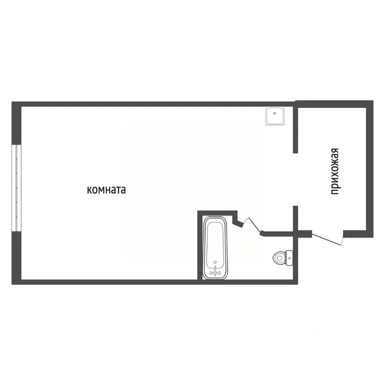 Студия Красноярский край, Красноярск ул. Толстого, 45 (17.5 м) - Фото 1