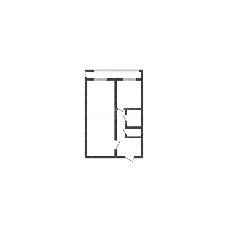 1-комнатная квартира: Строитель, улица Победы, 3 (31 м) - Фото 1