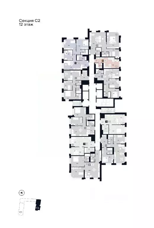 2-к кв. Москва Лодочная ул., 27К2 (77.1 м) - Фото 1