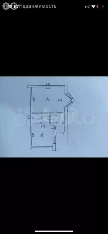 1-комнатная квартира: Старый Оскол, Донская улица, 3 (34.8 м) - Фото 0