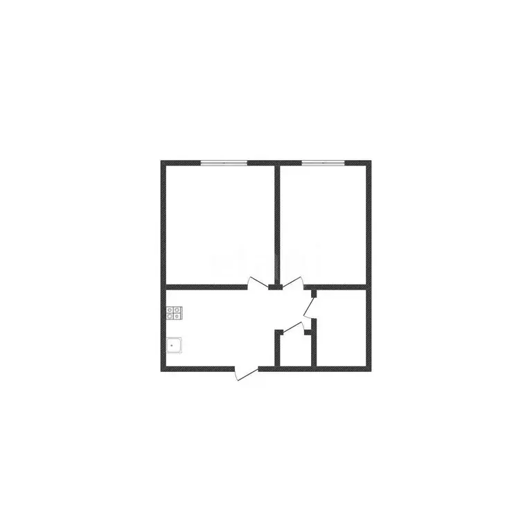 2-комнатная квартира: Агидель, Комсомольский бульвар, 10Б (40.4 м) - Фото 1