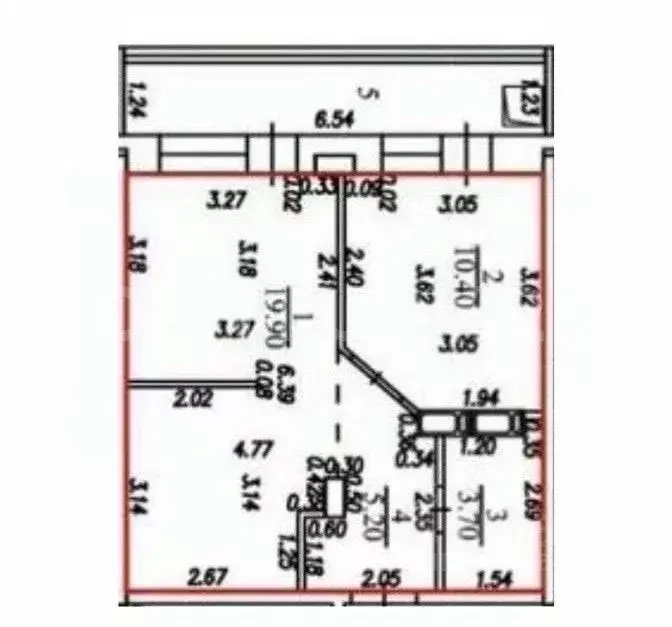 1-к кв. Чувашия, Чебоксары ул. Энергетиков, 6 (47.3 м) - Фото 2