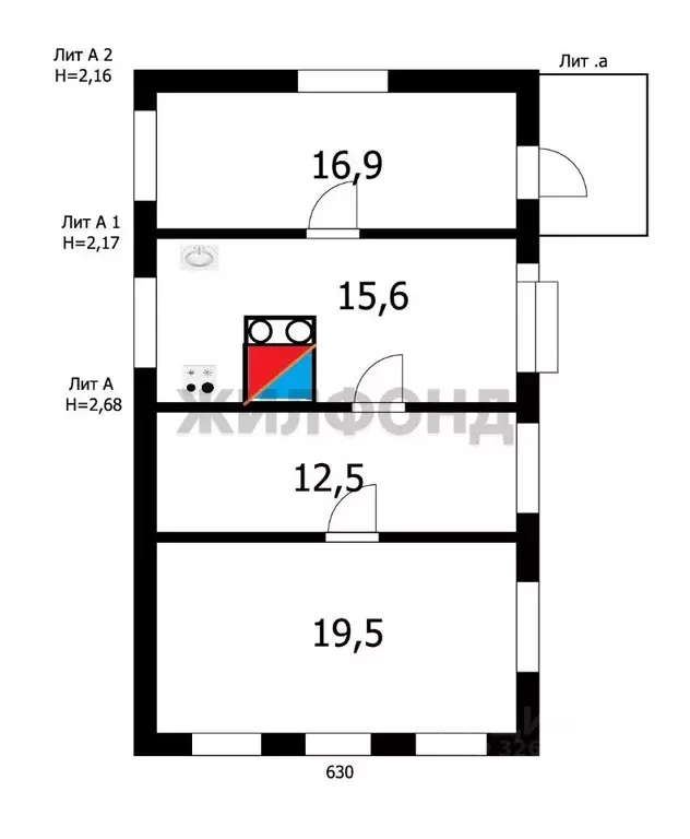 Дом в Новосибирская область, Новосибирск Стартовая ул., 29 (67 м) - Фото 1