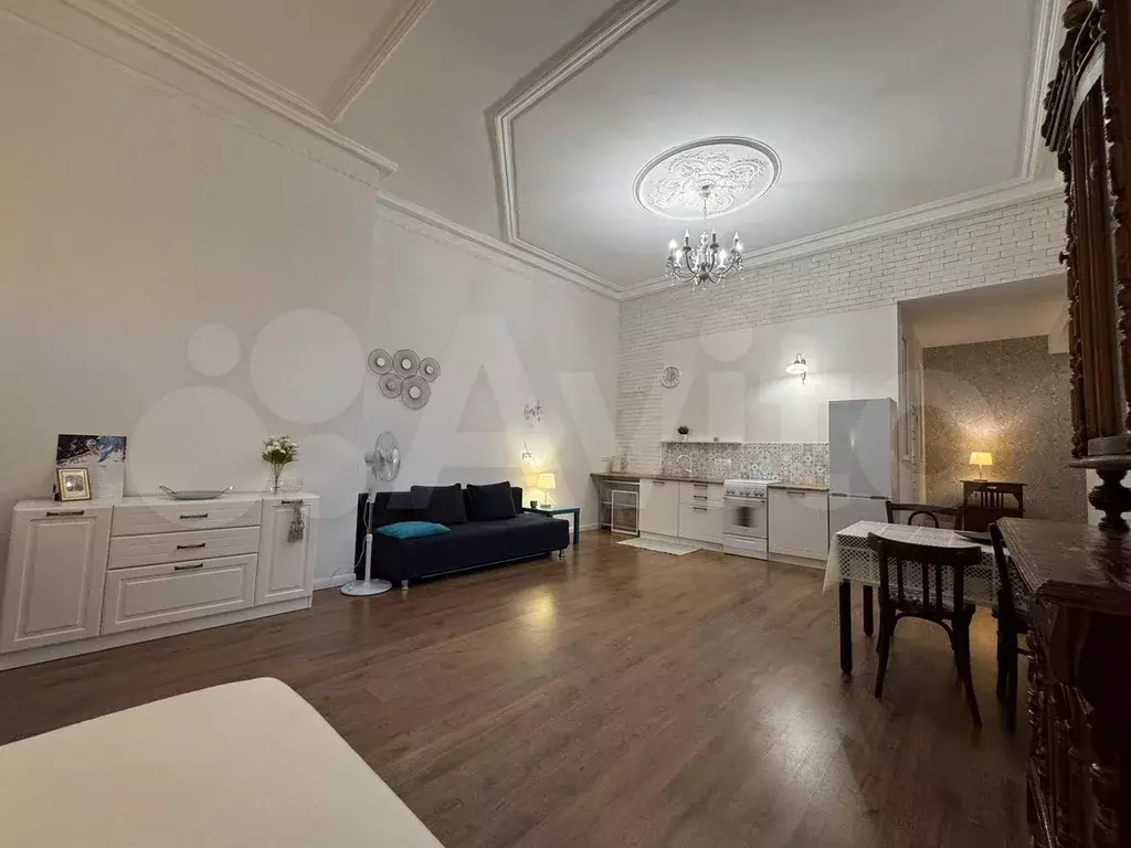 Квартира-студия, 50 м, 1/2 эт. - Фото 1