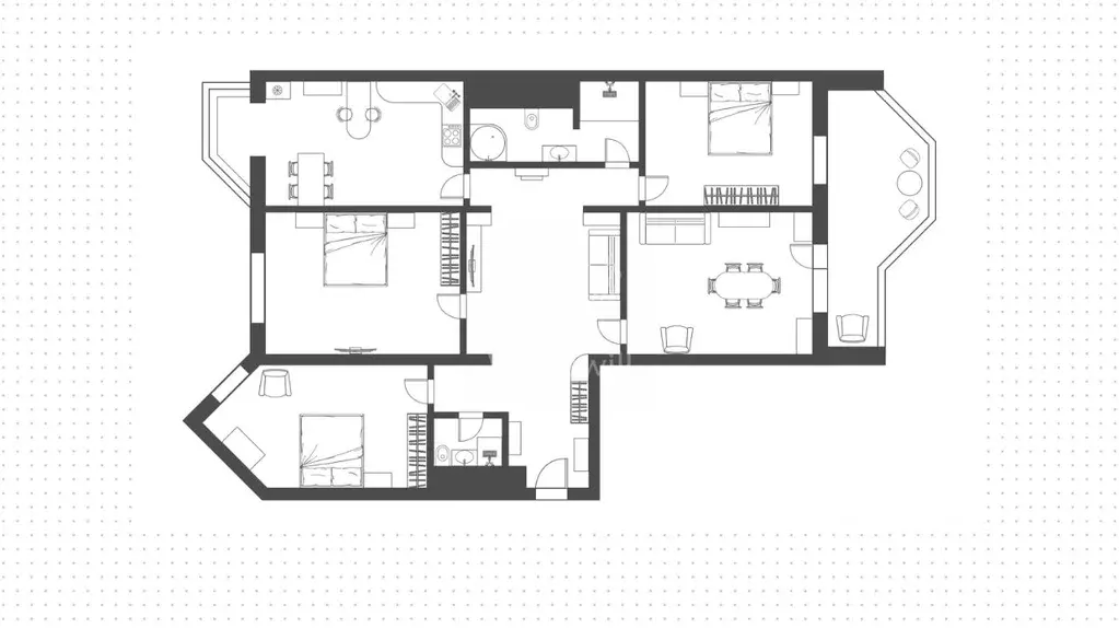 4-к кв. Москва Минская ул., 1ГК1 (157.0 м) - Фото 1