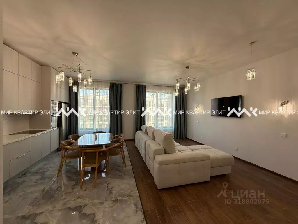 3-к кв. Санкт-Петербург Петровский просп., 26к2 (98.0 м) - Фото 1