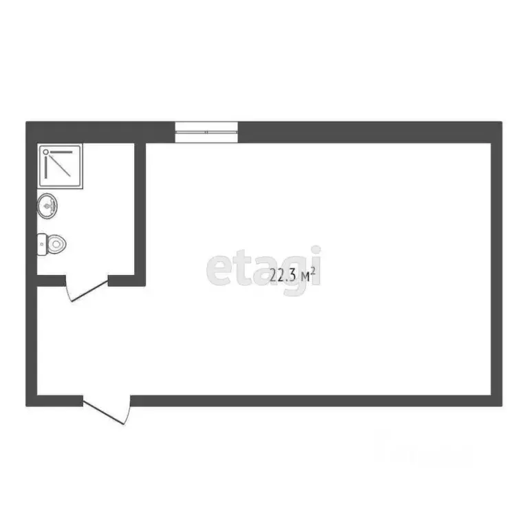 Студия Краснодарский край, Анапа Терская ул., 40 (22.3 м) - Фото 2