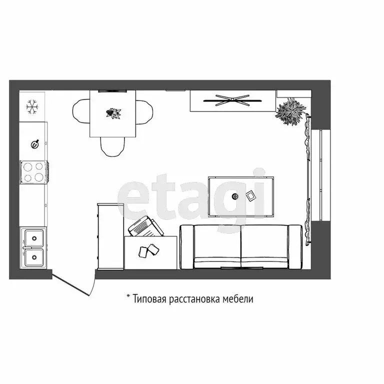 1к в 8-комнатной квартире (11.4 м) - Фото 1