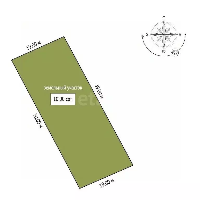 Участок в Амурская область, Благовещенский район, с. Чигири  (10.0 ... - Фото 2