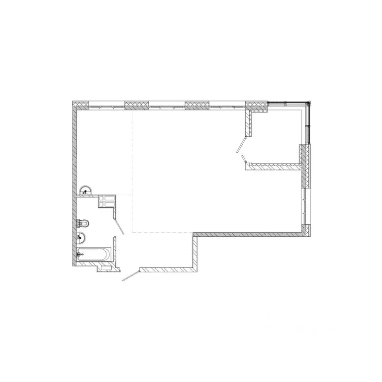 2-к кв. Приморский край, Владивосток Посейдония жилой комплекс (75.43 ... - Фото 1