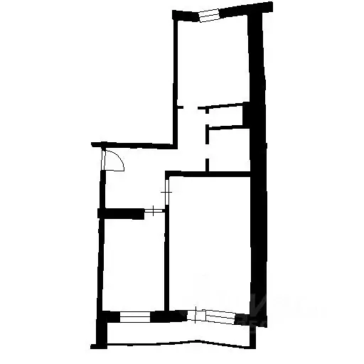 2-к кв. Новосибирская область, Новосибирск ул. Петухова, 160 (61.2 м) - Фото 1