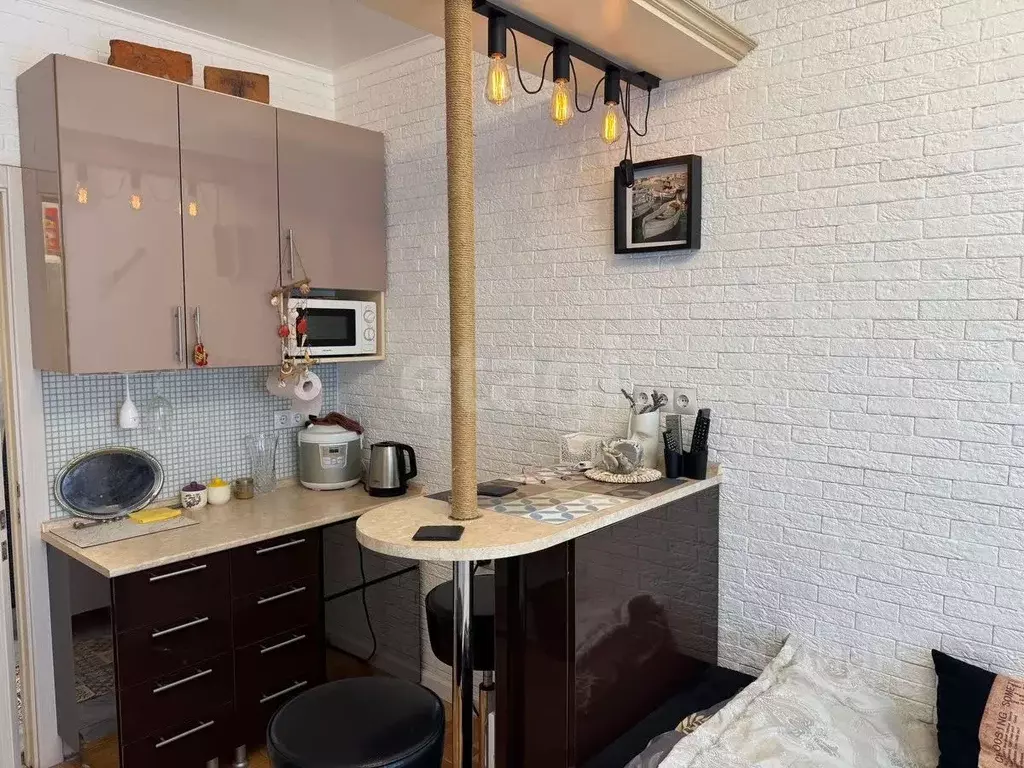 Студия Севастополь пос. Любимовка, ул. Южногородская, 36к16 (17.0 м) - Фото 1