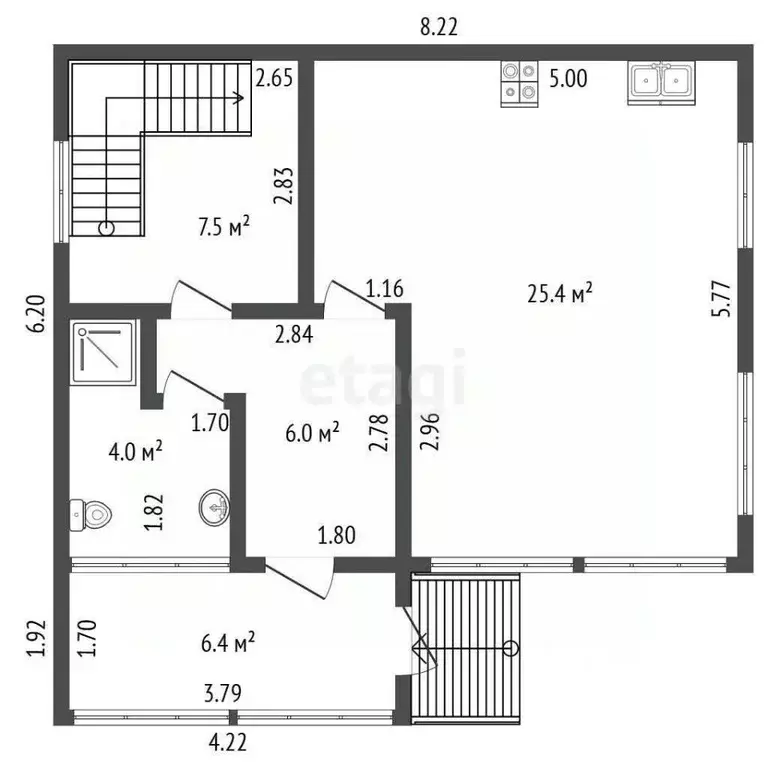 Дом в Ленинградская область, Гатчинский муниципальный округ, д. ... - Фото 2