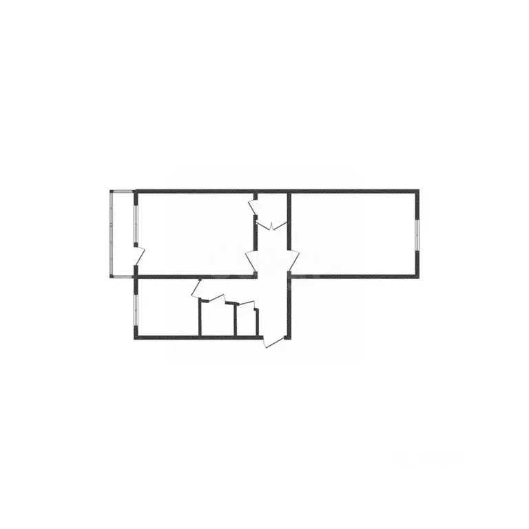 2-к кв. Белгородская область, Губкин Октябрьская ул., 26 (46.9 м) - Фото 2