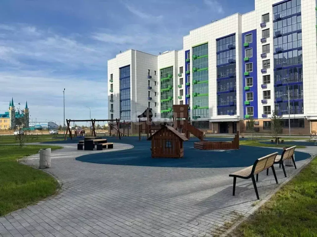 1-к кв. Татарстан, с. Высокая Гора ул. Егорова, 1 (31.5 м) - Фото 0