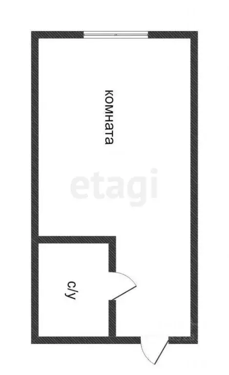 Студия Приморский край, Владивосток Некрасовская ул., 46 (17.4 м) - Фото 1