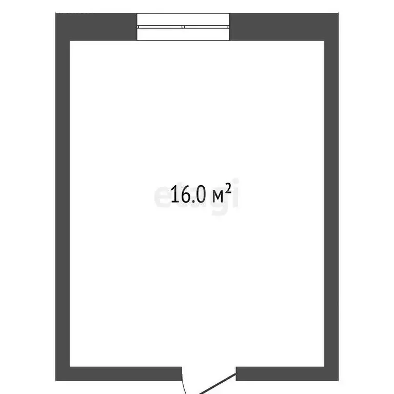 1к в -комнатной квартире (16 м) - Фото 1