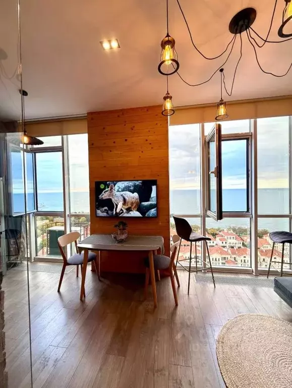 Студия Краснодарский край, Сочи Адлер жилрайон, ул. Ленина, 290/7к5 ... - Фото 1