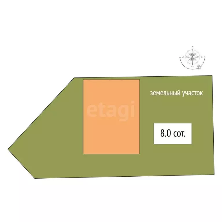 Дом в Бердск, Отрадная улица (148.9 м) - Фото 1