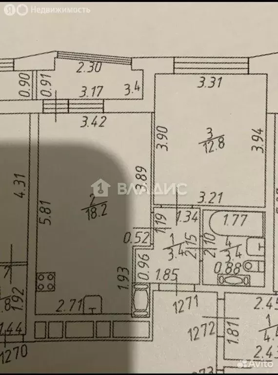 1-комнатная квартира: Мурино, проспект Авиаторов Балтики, 25 (40 м) - Фото 1