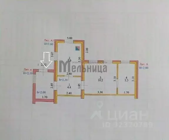 Дом в Волгоградская область, Городище рп ул. Карла Маркса (28 м) - Фото 1