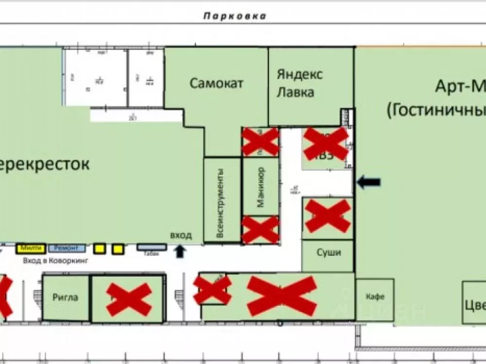 Торговая площадь в Москва ул. Космонавта Волкова, 6А (72 м) - Фото 1