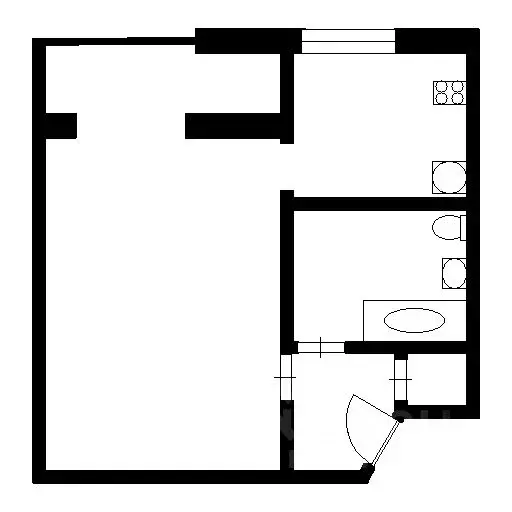 1-к кв. Севастополь просп. Героев Сталинграда, 24а (30.3 м) - Фото 2