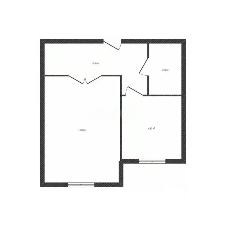 1-к кв. Брянская область, Клинцы ул. Ворошилова, 33В (30.0 м) - Фото 1