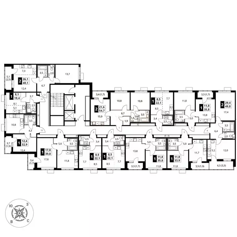 Студия Московская область, Химки Подрезково мкр,  (22.1 м) - Фото 0