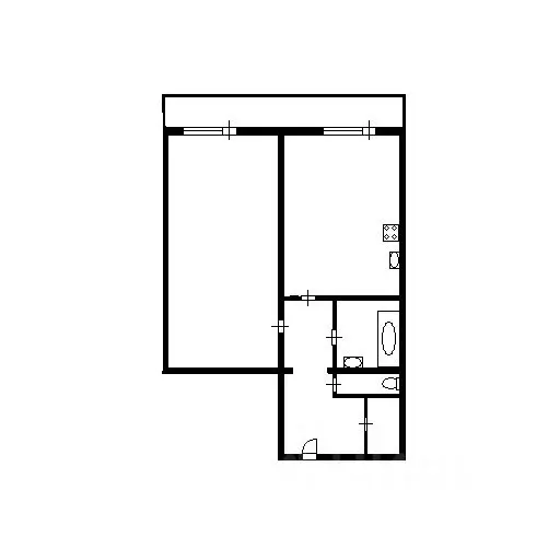 1-к кв. Новосибирская область, Новосибирск ул. Виталия Потылицына, 7/1 ... - Фото 2