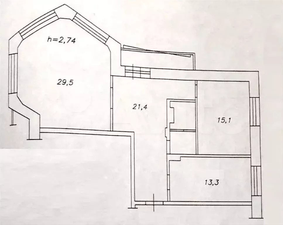 2-к. квартира, 85 м, 6/10 эт. - Фото 0