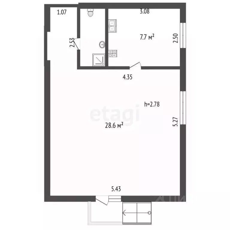 Офис в Хабаровский край, Хабаровск Амурский бул., 8 (42 м) - Фото 2