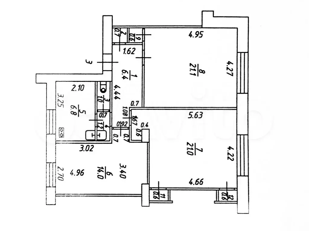 3-к. квартира, 74 м, 1/5 эт. - Фото 0