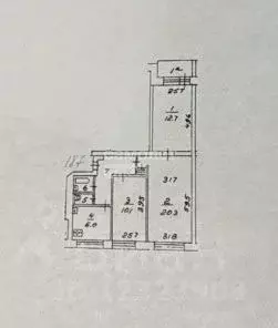 3-к кв. Москва Белозерская ул., 11Б (58.6 м) - Фото 1