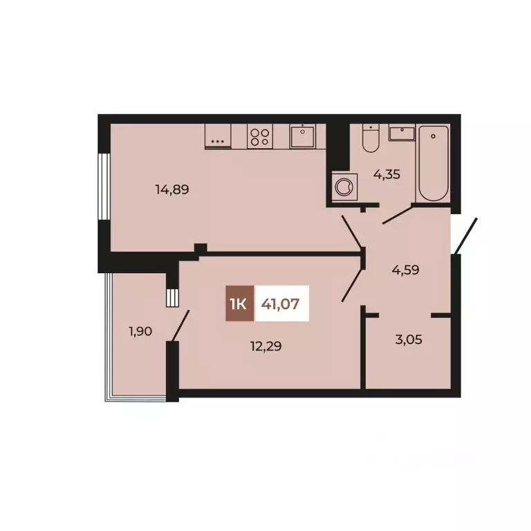 1-к кв. Ростовская область, Аксайский район, Щепкинское с/пос, пос. ... - Фото 1