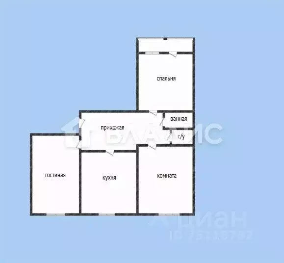 3-к кв. Краснодарский край, Краснодар Юбилейный мкр, ул. Думенко, 10 ... - Фото 2